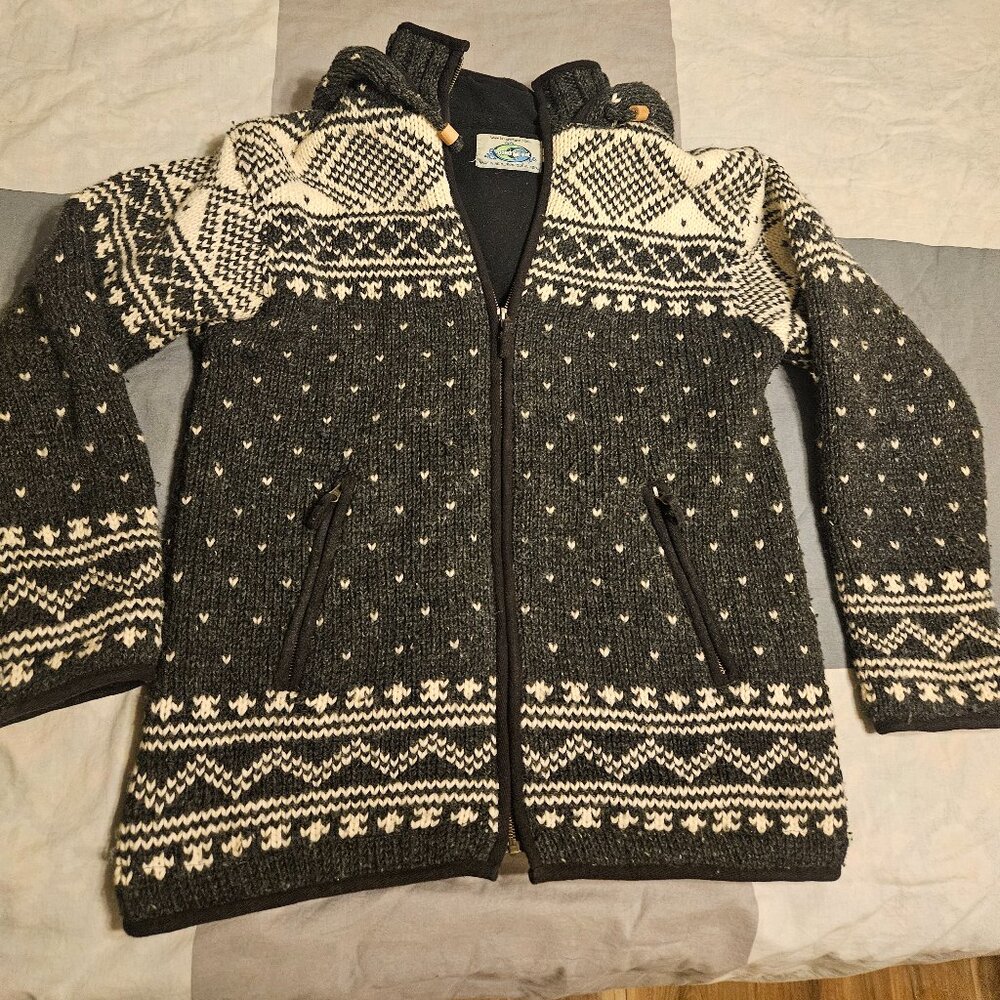 Laundromat heavyweight wool jacket womens L